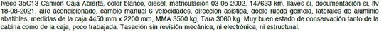 Camion en Toledo