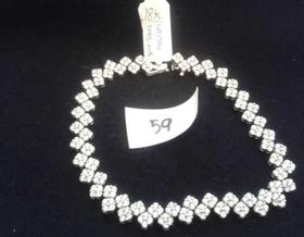 PULSERA ARTICULADA ORO BLANCO CON BRILLANTES DE 5,65 CTS Y 10,4 GRS. APROX.   Nº FOTO 59                                                                                                                                                                                                                                                                                                          en Valladolid