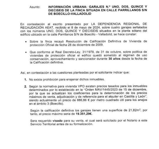 Garaje en Valladolid