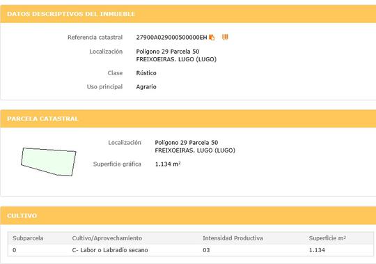 Finca rústica en Lugo