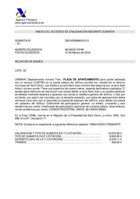 Garaje en Barcelona