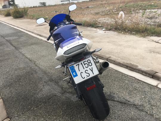 Motocicleta en Logroño