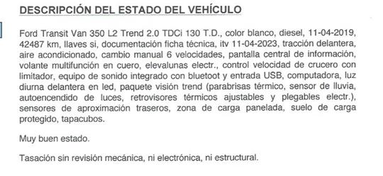 Furgoneta en Toledo